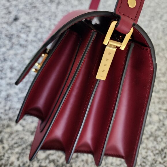 NWT-MARNI TRUNK BAG CALF SKIN MEDIUM ❤️ (#81) - Picture 10 of 15